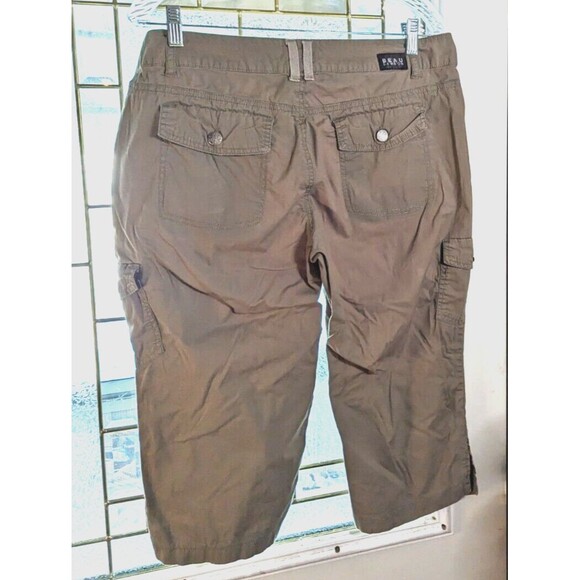 Beau Dawson women's tan size 12 capris preowned - Picture 4 of 6
